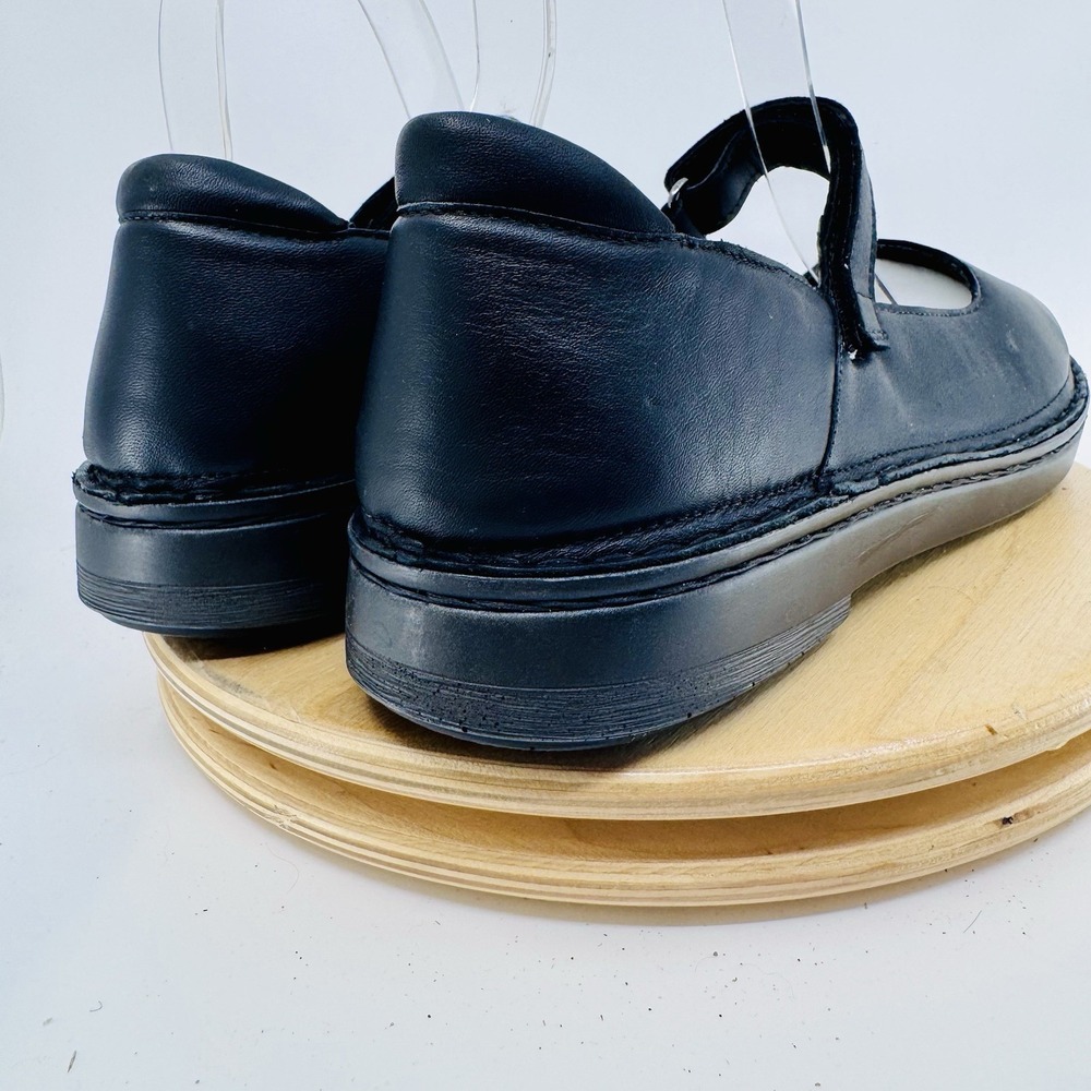 Naot Martinos Mary Jane Flats Womens 11 42 Black Leather Comfort Walking Shoes - Picture 5 of 9